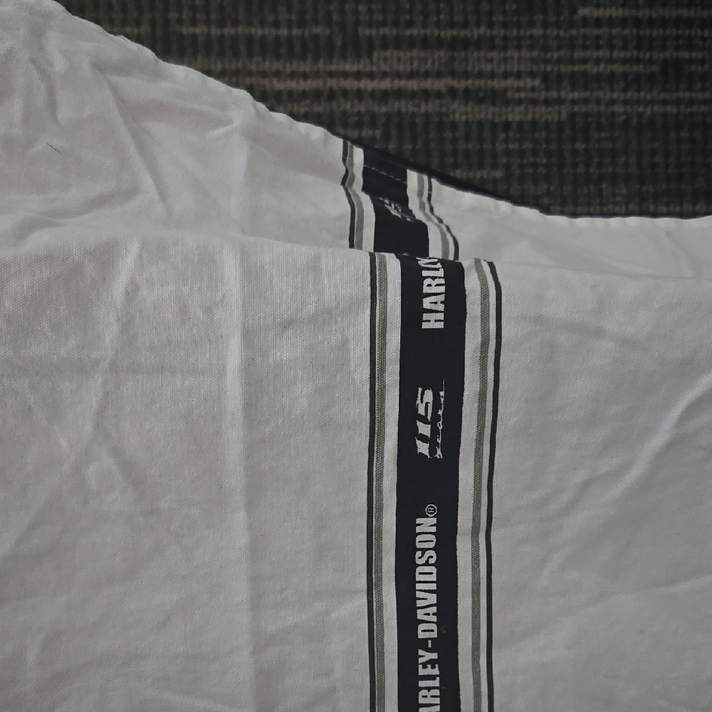 Harley-Davidson White and Black Scarf